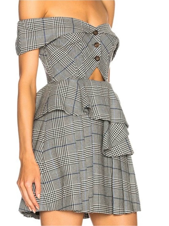 Self-Portrait Dresses & Skirts - NWT Self Portrait Cut Out Chick peplum dress